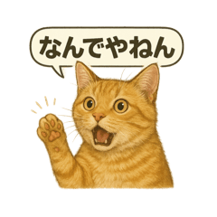 [LINEスタンプ] 茶トラの喋る関西弁よく使う