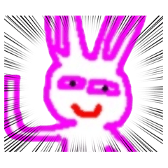 [LINEスタンプ] えなみさんのえ(うさぎ)