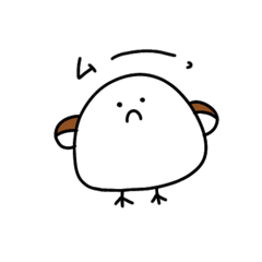 [LINEスタンプ] ゆるい姿のシマエナガちゃん