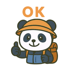 [LINEスタンプ] 登山パンダのスタンプ