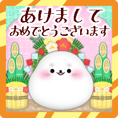 [LINEスタンプ] ピアノ・アザラシ/毎年使える♡年末年始4