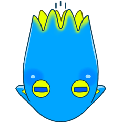 [LINEスタンプ] ブルーメンダコちゃん