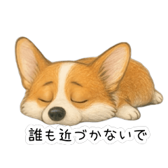 [LINEスタンプ] コーギーニョちゃんのネガティブ名言JP