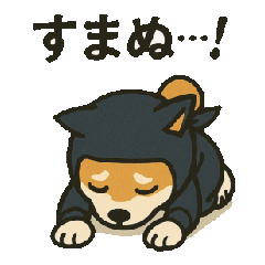 [LINEスタンプ] 忍者柴犬