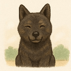 [LINEスタンプ] ほんわか甲斐犬