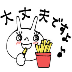 [LINEスタンプ] mottoのラビちゃん♡日常