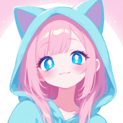 [LINEスタンプ] ラブリーパーカーの女の子スタンプ