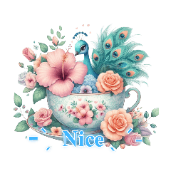 [LINEスタンプ] ティーカップアニマル_GM