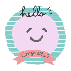[LINEスタンプ] 顔だけやけど、案外かわいい
