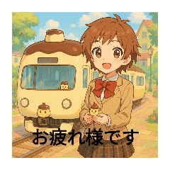 [LINEスタンプ] スイーツ電車のスタンプ