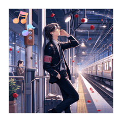 [LINEスタンプ] 世界に1枚だけの駅No.3