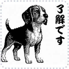 [LINEスタンプ] 犬の メッセージ スタンプ 06