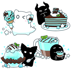 [LINEスタンプ] ホシクイとチョコミント