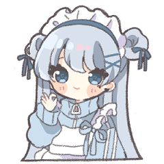 [LINEスタンプ] パンダ好きジャージメイドちゃん