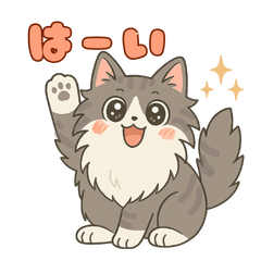 [LINEスタンプ] 毎日使える！ノルウェージャン猫スタンプ