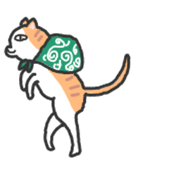 [LINEスタンプ] 動く泥棒猫