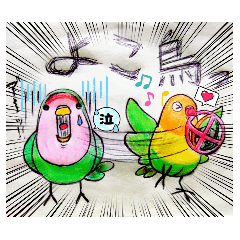 [LINEスタンプ] 色んな鳥 十羽(人)十色