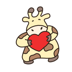 [LINEスタンプ] キリンのうーたん。