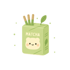 [LINEスタンプ] 抹茶かわいいステッカー