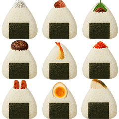 [LINEスタンプ] いろんな具材のおにぎり2