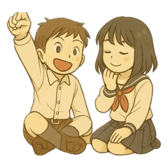 [LINEスタンプ] 青春の高校時代