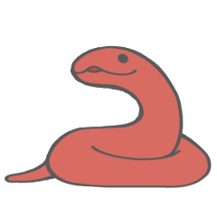 [LINEスタンプ] 雑へび2。