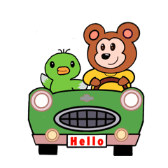 [LINEスタンプ] ク－ビ－ベア(学生)