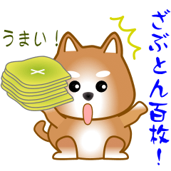 [LINEスタンプ] nobobi 柴わんこ