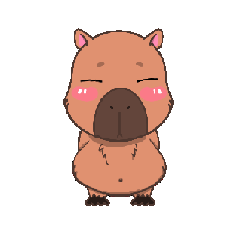[LINEスタンプ] 隣のかぴばらさん