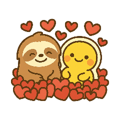 [LINEスタンプ] 愛がとまらないぷるりとのっけデレver♥