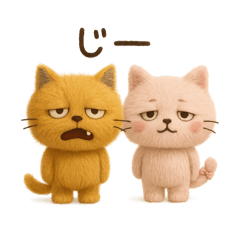 [LINEスタンプ] にゃるぞう♡にゃりの/もふもふスタンプ