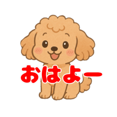 [LINEスタンプ] トイプーくんの日常スタンプ