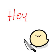 [LINEスタンプ] 一匹狼のヒヨコ2