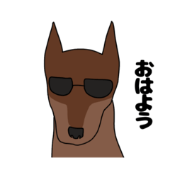 [LINEスタンプ] ドーベルマンのすたんぷ
