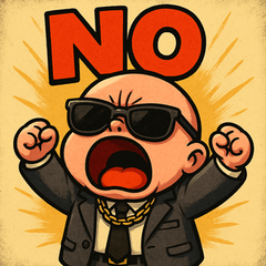 [LINEスタンプ] 繋げて！！グラサンスーツベビ。