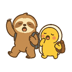 [LINEスタンプ] のっけとぷるりの放課後