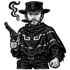 [LINEスタンプ] 西部の用心棒です1