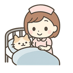[LINEスタンプ] ナース猫の癒し健康管理スタンプ