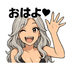 [LINEスタンプ] おんなのこのスタンプ_2