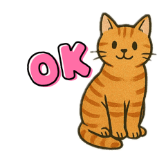 [LINEスタンプ] シンプルで使いやすいねこスタンプ