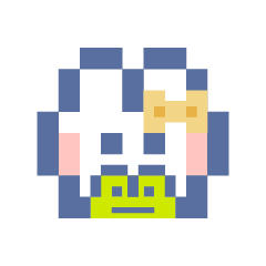 [LINEスタンプ] お顔うしゃぎ！！5 黄色