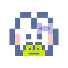 [LINEスタンプ] お顔うしゃぎ！！5 紫色