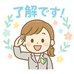 [LINEスタンプ] はたらく新人さんスタンプ