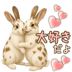 [LINEスタンプ] ウサギちゃん☆大切な人への日常スタンプ