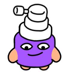 [LINEスタンプ] のどスプレーくん
