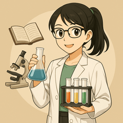 [LINEスタンプ] 白衣の理科教諭はのん先生