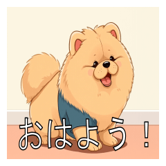 [LINEスタンプ] チャウチャウがいっぱい