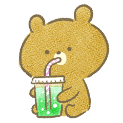 [LINEスタンプ] ちゃいろいくまのこ5