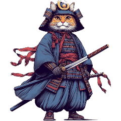 [LINEスタンプ] [アレンジ用]猫侍