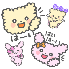 [LINEスタンプ] もこくま⭐︎もこうさ